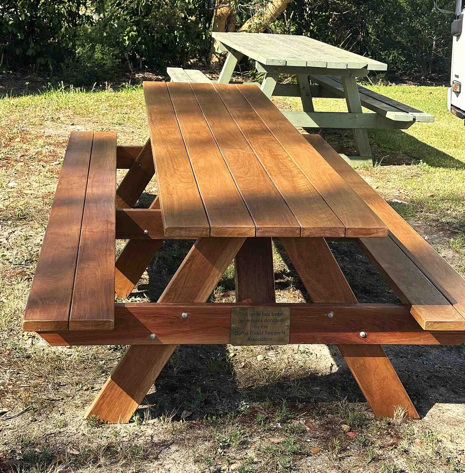 Hardwood Picnic Table